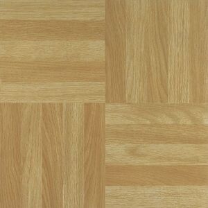 Mosaico Clasico Four Finger Square Parquet 12x12 Self Adhesive Vinyl Floor Tile